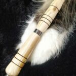 Stylo bille en bois de judée modèle unique fait main en bois tourné