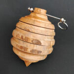 Création pendule en bois d'Abricotier