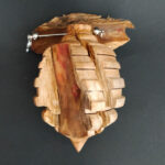 Création pendule en bois d'Abricotier