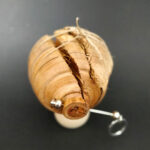 Création pendule en bois d'Abricotier