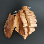 Création pendule en bois d'Abricotier