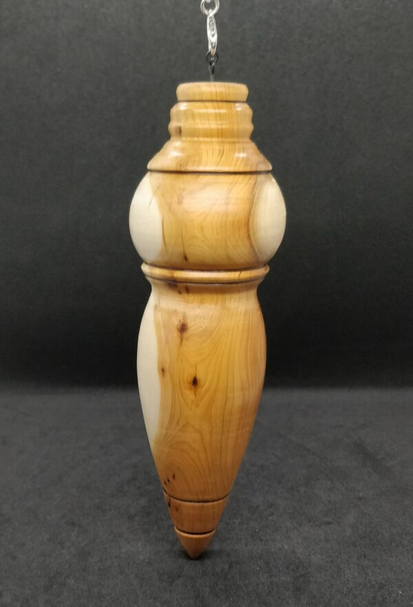 Pendule de radiesthésie Howood en bois d'if tourné par Corinne Ligeard