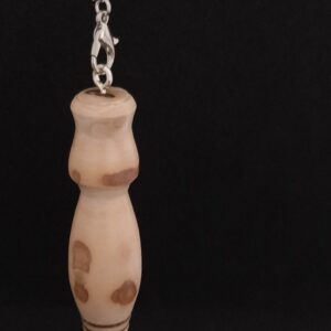 pendule de radiesthésie howood en bois d'olivier fait main