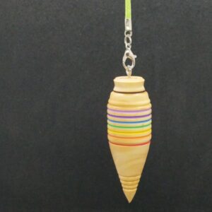 Pendule de radiesthésie destiné aux soins 7 chakras