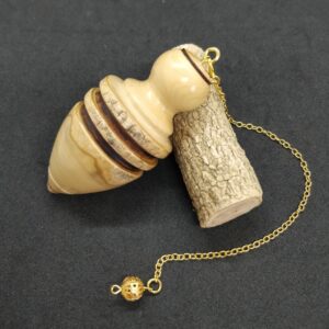 Pendule Druide en bois de buis