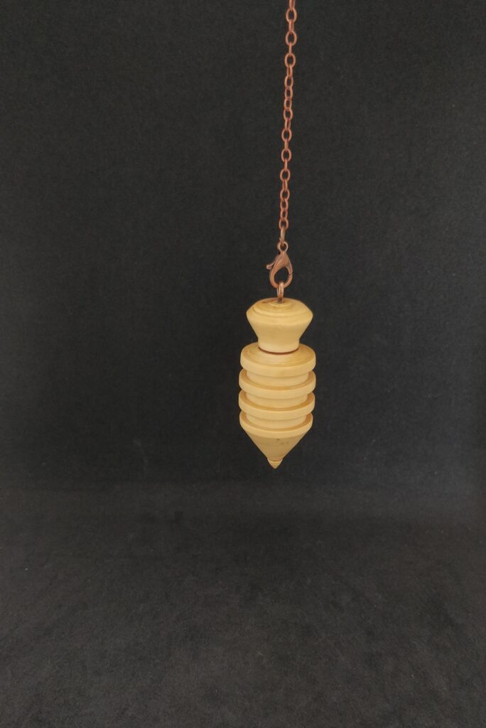 Pendule de radiesthésie Phi en bois de buis - Artisanat Howood