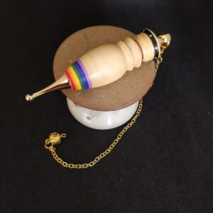 Pendule de radiesthésie égyptien en buis