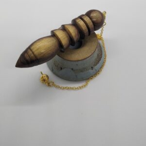 Pendule de radiesthésie HATHOR en bois de rose