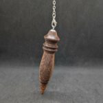 Pendule Égyptien Artisanal en Gonçalo Alves (Bois de Tigre)