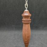 Pendule Égyptien Artisanal en Gonçalo Alves (Bois de Tigre)