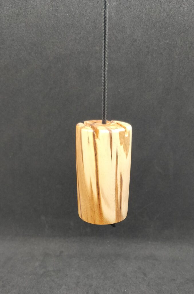 Pendule artisanal de radiesthésie Hébraïque en if