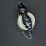 Pendule de radiesthésie artisanale en ébène